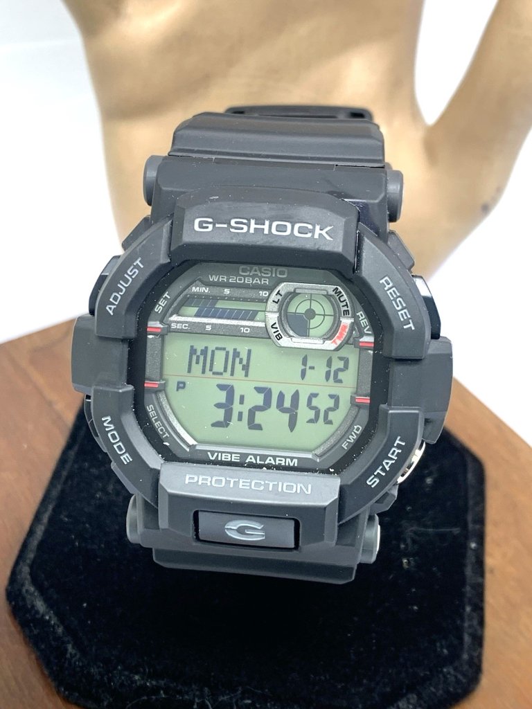 Casio G-Shock Men's Watch Gd350 Quartz Digital Black Resin Sport Military 3403